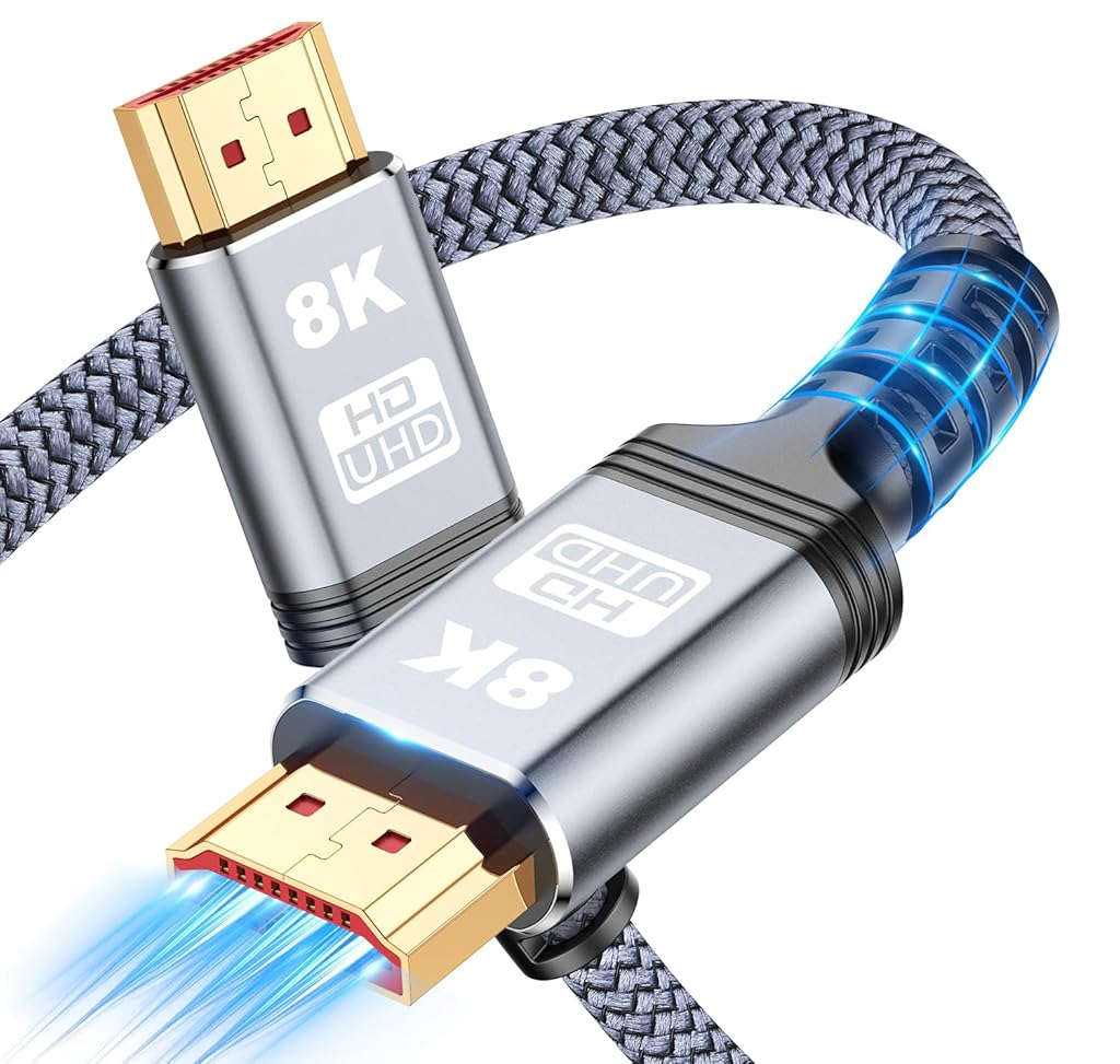 Verilux® HDMI Cable 48Gbps 6.6FT, Certified Ultra High Speed HDMI Cable Verilux® HDMI Cable 48Gbps 6.6FT, Certified Ultra High Speed HDMI Cable